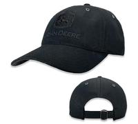 John Deere Gorra de béisbol de camionero Blackout Trademark Bk, Negro -, talla única