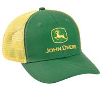 John Deere Gorra de malla verde/amarilla para hombre - LP69229, Verde, talla única