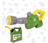 John Deere Juguete soplador de Hojas de Burbujas para niños, Incluye Lata de Gas de Repuesto de Burbujas de 44 onzas, máquina de Burbujas al Aire Libre para niños, fácil de Usar, Juego al Aire Libre,