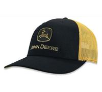 John Deere LP86092 - Gorra con apliques dorados y negros para hombre, Oro, talla única