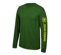 John Deere Men’s Green Long Sleeve Trademark T-Shirt (X-Large)