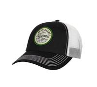 John Deere Men's Twill Mesh Patch Baseball Hat Black