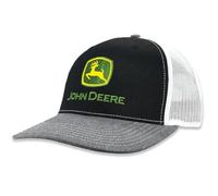 John Deere Moline 112 BK/WH/HG TM - Gorra de malla para hombre - LP86117