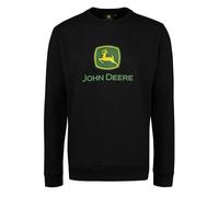 JOHN DEERE Sudadera negra con logotipo de JD, Negro , L