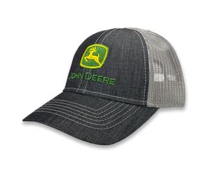 John Deere Toddler Kids Dark Denim Meshback Cap-Charcoal-Os