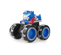 John Deere TOMY Transformers Optimus Prime Monster Treads Lightning Wheels Toy - Juguete de camión monstruo iluminado con ruedas de neón, juguetes azules para niños y niñas de 3, 4, 5 años en adelante