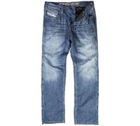 John Denim XTM Light Blue Vaqueros de moto, azul, tamaño 32 para Hombres
