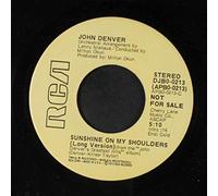JOHN DENVER - sunshine on my shoulder 45 rpm single