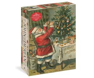 John Derian Paper Goods: Santa Trims The Tree 1,000-Piece Puzzle