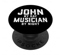 John - Disfraz de músico de Halloween Gen Z Millennial John PopSockets PopGrip Adhesivo