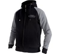 John Doe 2Color sudadera con capucha, negro-gris, tamaño XL para Hombres