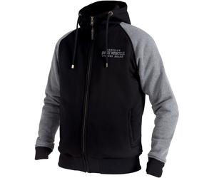 John Doe 2Color sudadera con capucha, negro-gris, tamaño XS para Hombres