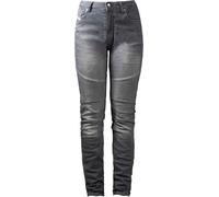 John Doe Betty Biker XTM Jeans de motocicleta para mujer, gris, Talla 27