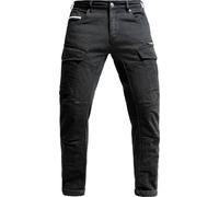 John Doe Defender Mono Pantalones Textiles de Moto, negro, tamaño 34 para Hombres