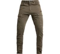 John Doe Defender Mono Pantalones Textiles de Moto, verde, tamaño 36 para Hombres
