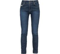 John Doe Jane High Mono XTM Vaqueros de moto para damas, Índigo, Talla 25/34