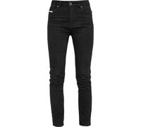 John Doe Jane High Mono XTM Vaqueros de moto para damas, negro, Talla 25/32