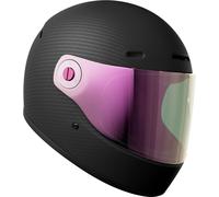 John Doe JD/ONE Carbon, casco integral S female Negro Mate/Carbono