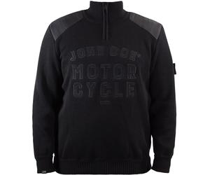 John Doe Knit Zip Big Logo Jersey, negro, tamaño 3XL para Hombres