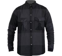 John Doe Motoshirt XTM Big Block Camisa de moto, negro-gris, tamaño XS para Hombres