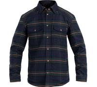John Doe Motoshirt Vintage Camisa de moto, verde-azul, tamaño S para Hombres