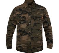 John Doe Motoshirt New Camouflage, camisa/chaqueta textil XXL male Oliva/Marrón/Negro
