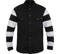 John Doe Motoshirt Prison, camisa/chaqueta textil XXL male Negro/Blanco