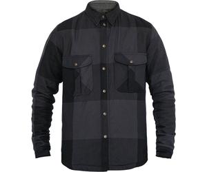 John Doe Motoshirt XTM Big Block Camisa de moto, gris/negro, Talla 5XL