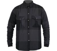 John Doe Motoshirt XTM Big Block Camisa de moto, negro-gris, tamaño S para Hombres