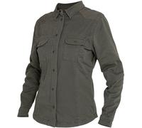 John Doe Motoshirt XTM Camisa de moto de señoras, oliva, Talla S