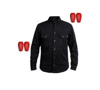 John Doe Motoshirt XTM | Chaqueta de moto | XTM | Protectores utilizables | Transpirable | Moto Motoshirt