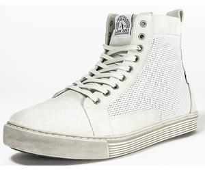 John Doe Neo White Zapatos de moto, Blanco, Talla 43