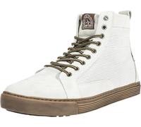 John Doe Neo Zapatos de moto, blanco/marrón, Talla 37