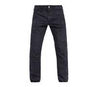 John Doe Regular Cargo Pantalones textiles de moto, negro, tamaño 34 36 para Hombres