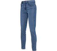 John Doe Ruby Vaqueros de moto para damas, Azul claro, Talla 30/32