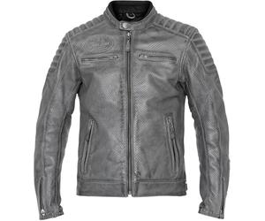 John Doe Storm Chaqueta de cuero para moto, gris, Talla 5XL