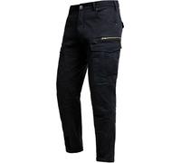 John Doe Stroker Cargo XTM Pantalones textiles de motocicleta, negro, Talla 38