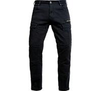 John Doe Stroker Cargo XTM Pantalones textiles de motocicleta, negro, tamaño 26 para Hombres