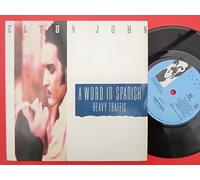 John, Elton - John, Elton A Word In Spanish 7" Rocket EJS18 EX/EX 1988 picture sleeve
