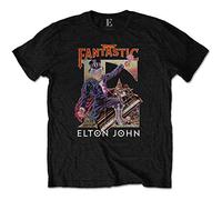 John Elton - T-Shirt # L Unisex Black # Captain Fantastic