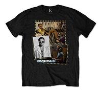 John Elton - T-Shirt # S Unisex Black # Rocketman Montage