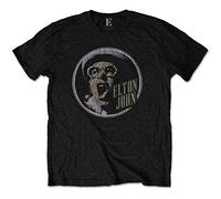 John Elton - T-Shirt # Xl Unisex Black # Circle