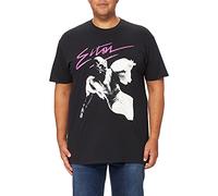 John Elton - T-Shirt # Xxl Unisex Black # Pink Brush
