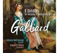 John Ernest Gal Galliard: 6 Sonatas for Recorder & Harpsi (CD) (Importación USA)