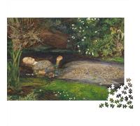 John Everett Millais Rompecabezas De Madera 1000 Piezas, Rompecabezas Cuadros Famosos del Mundo, Imposible Puzzle Museo, Puzzles Arte, Juego De Habilidad para Toda La Familia
