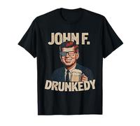 John F. Drunkedy Funny President Kennedy 4 de julio Cerveza Camiseta