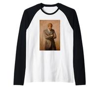 John F. Kennedy Pintura 35º Presidente Patriótico POTUS JFK Camiseta Manga Raglan