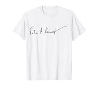 John F Kennedy Signature 35º Presidente Patriótico POTUS JFK Camiseta