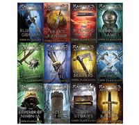 John Flanagan Complete Ranger's Apprentice Series 12 Book Set [Ruins Gorland, Burning Bridge, Icebound Land, Battle Skandia, Sorcerer North, Siege of Macindaw, Erak's Ransom, King's Clonmel, Halt's Peril, Emperor Nihon-Ja, Lost Stories, Royal Ranger]