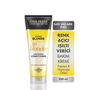 John Frieda Acondicionador Aclarante Pelo Rubio, 250 ml | Aclarador Cabello Rubio | Sheer Blonde Go Blonder